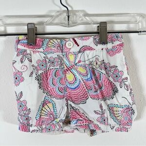 Toddler Baby Gap Floral Butterfly Cotton Shorts Size 3 years